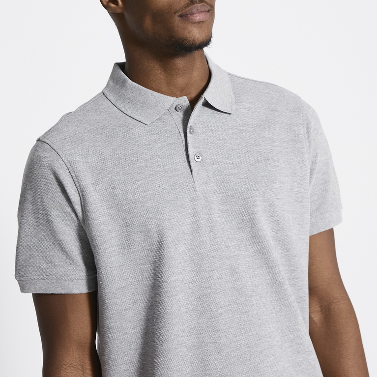 Polo shirt "Alan" Grey Melange